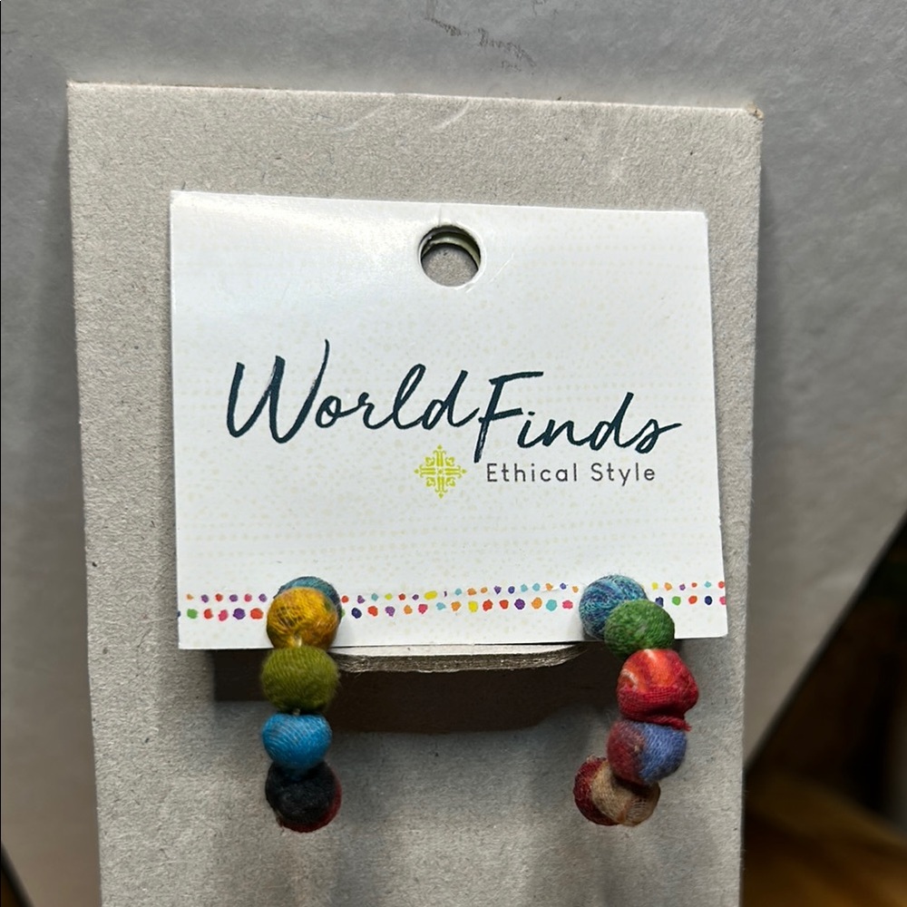 Multicolor Beaded Earrings